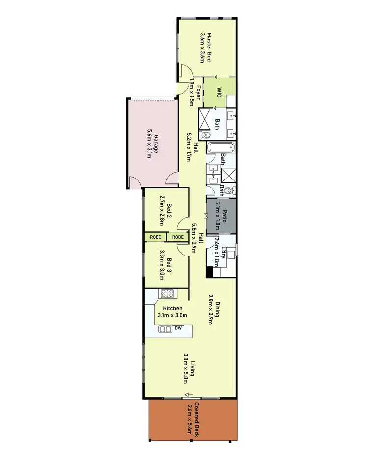 Floorplan of Homely unit listing, 19A Murphy Street, Altona North VIC 3025