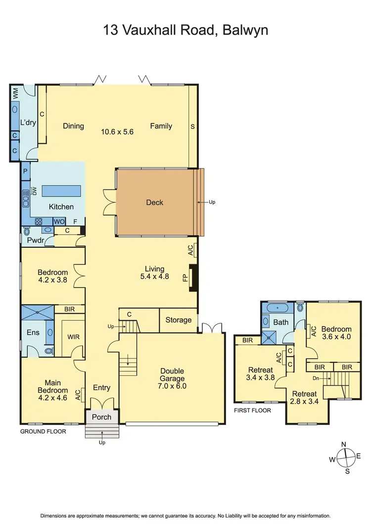 Floorplan of Homely house listing, 13 Vauxhall Road, Balwyn VIC 3103