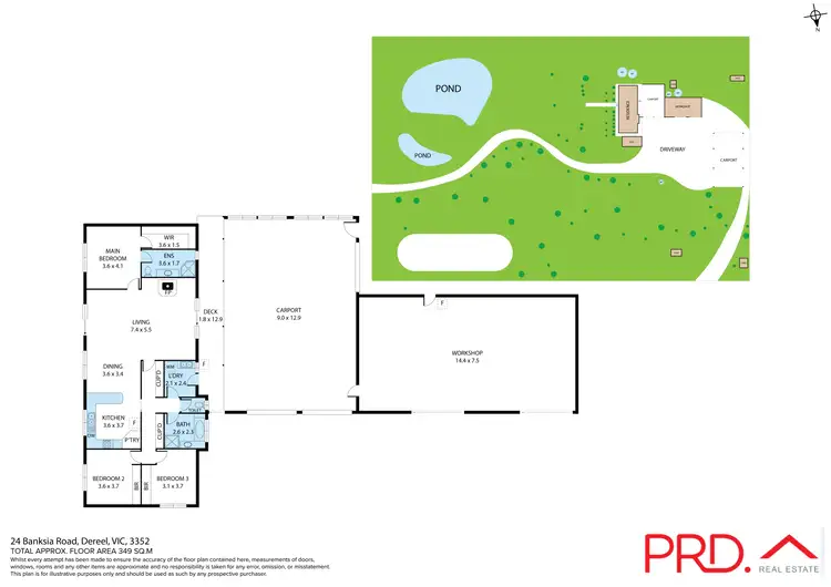 Floorplan of Homely house listing, 24 Banksia Road, Dereel VIC 3352