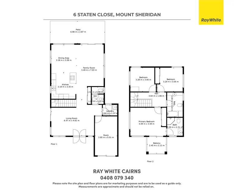 Floorplan of Homely house listing, 6 Staten Close, Mount Sheridan QLD 4868