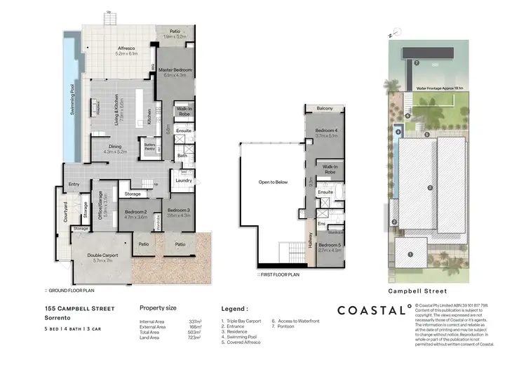 Floorplan of Homely house listing, 155 Campbell Street, Sorrento QLD 4217