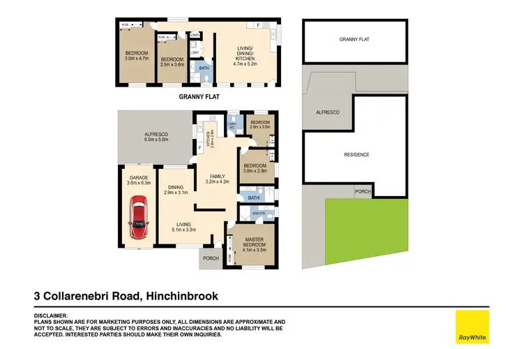 Floorplan of Homely house listing, 3 & 3a Collarenebri Road, Hinchinbrook NSW 2168