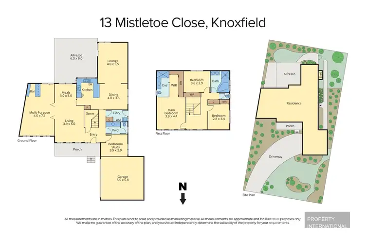 Floorplan of Homely house listing, 13 Mistletoe Close, Knoxfield VIC 3180