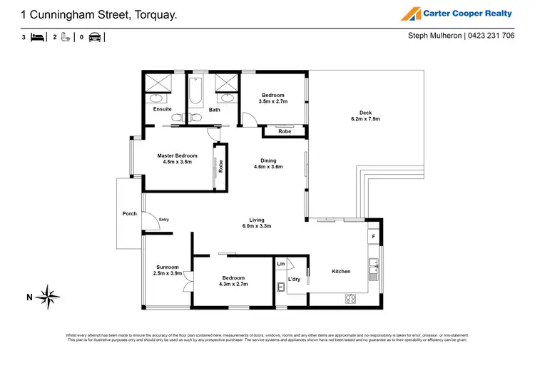Floorplan of Homely house listing, 1 Cunningham Street, Torquay QLD 4655