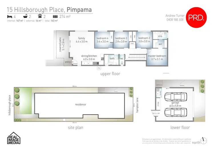 Floorplan of Homely house listing, 15 Hillsborough Place, Pimpama QLD 4209