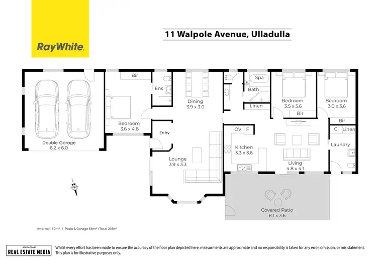 Floorplan of Homely house listing, 11 Walpole Avenue, Ulladulla NSW 2539