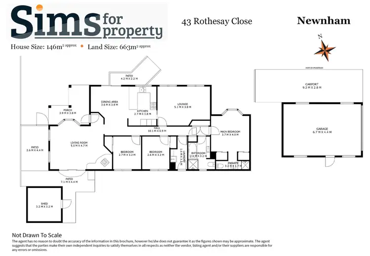 Floorplan of Homely house listing, 43 Rothesay Close, Newnham TAS 7248
