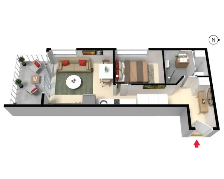 Floorplan of Homely apartment listing, 111/153B High Street, Prahran VIC 3181