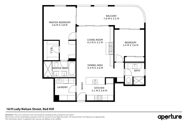 Floorplan of Homely apartment listing, 16/9 Lady Nelson Place, Red Hill ACT 2603