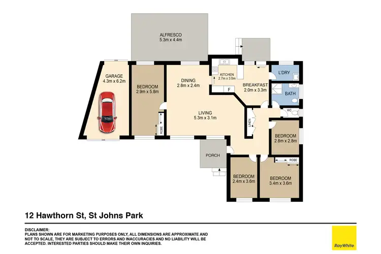 Floorplan of Homely house listing, 12 Hawthorn Street, St Johns Park NSW 2176