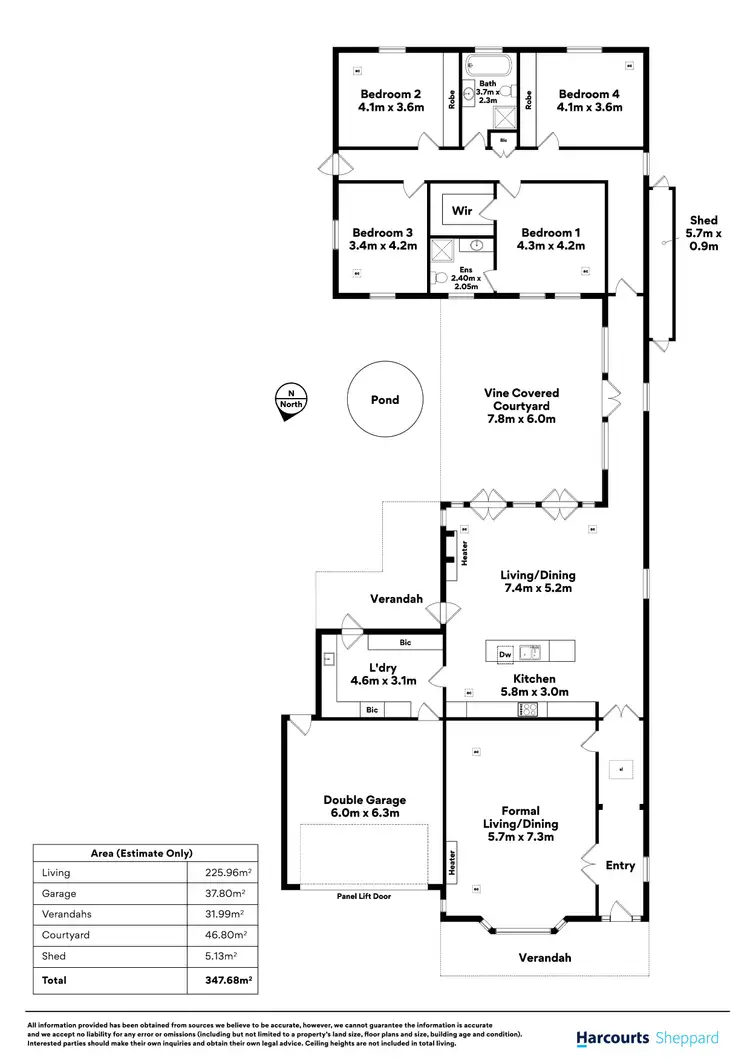 Floorplan of Homely house listing, 48 Statenborough Street, Leabrook SA 5068