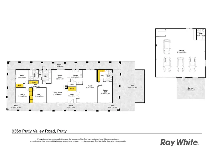 Floorplan of Homely house listing, 936B Putty Valley Road, Putty NSW 2330