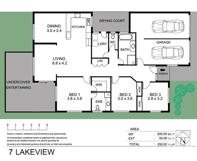 Floorplan of Homely house listing, 7 Lakeview Court, Kirwan QLD 4817