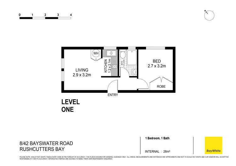 Floorplan of Homely apartment listing, 8/42 Bayswater Road, Rushcutters Bay NSW 2011