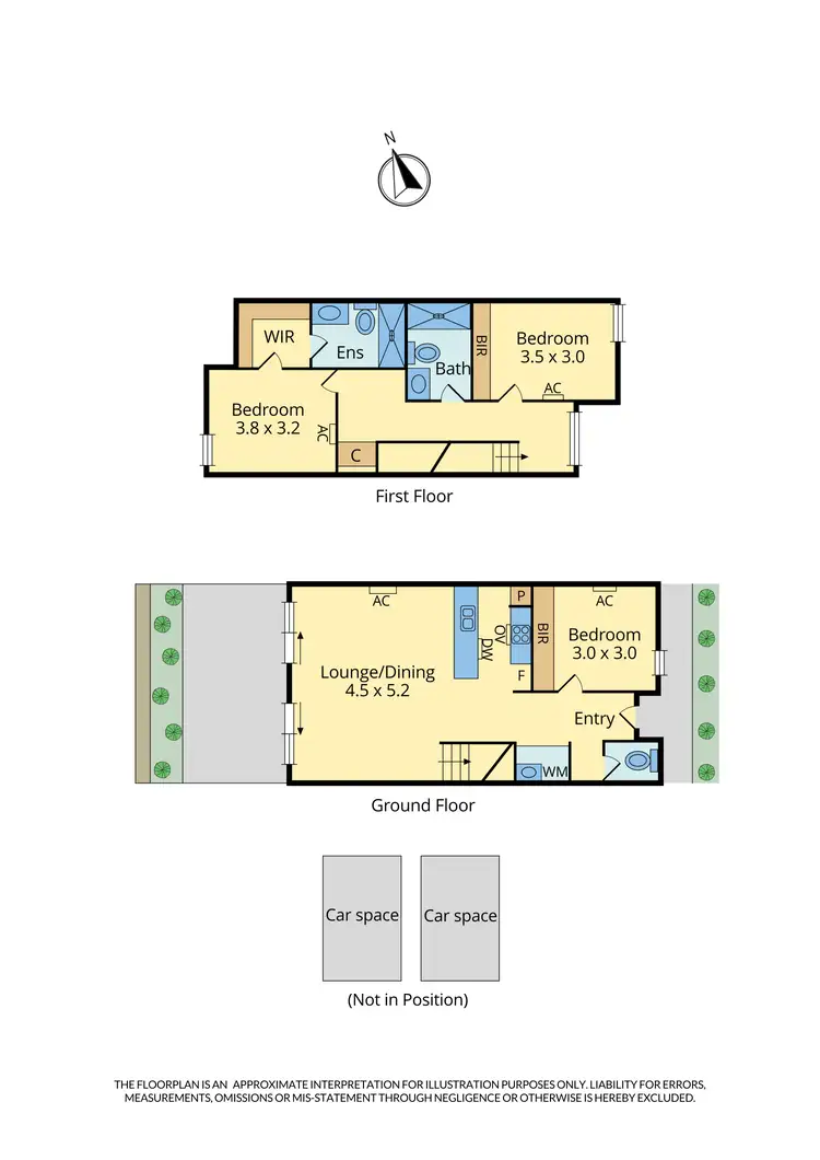Floorplan of Homely townhouse listing, 4/6 Gilmore Road, Doncaster VIC 3108