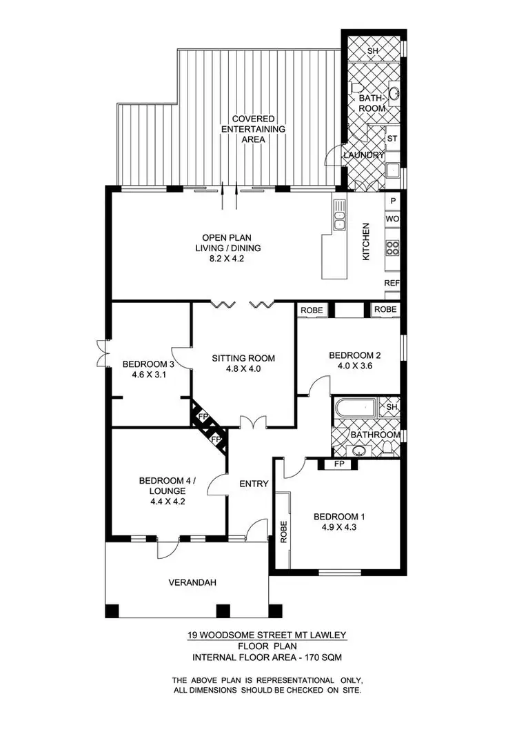 Floorplan of Homely house listing, 19 Woodsome Street, Mount Lawley WA 6050