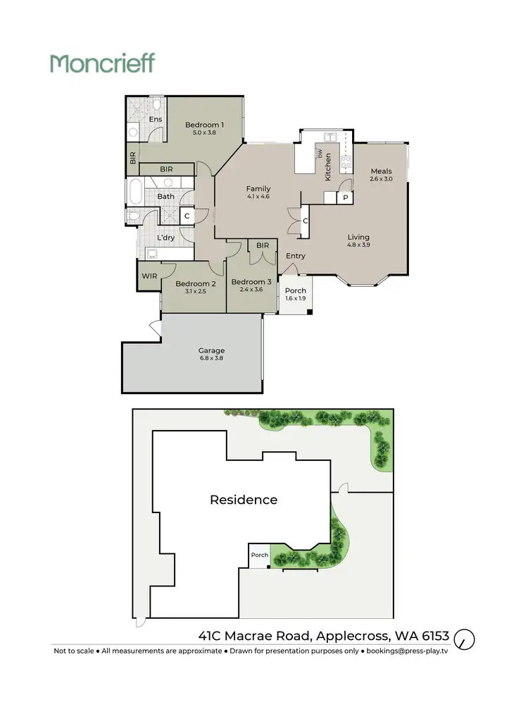 Floorplan of Homely house listing, 3/41 Macrae Road, Applecross WA 6153