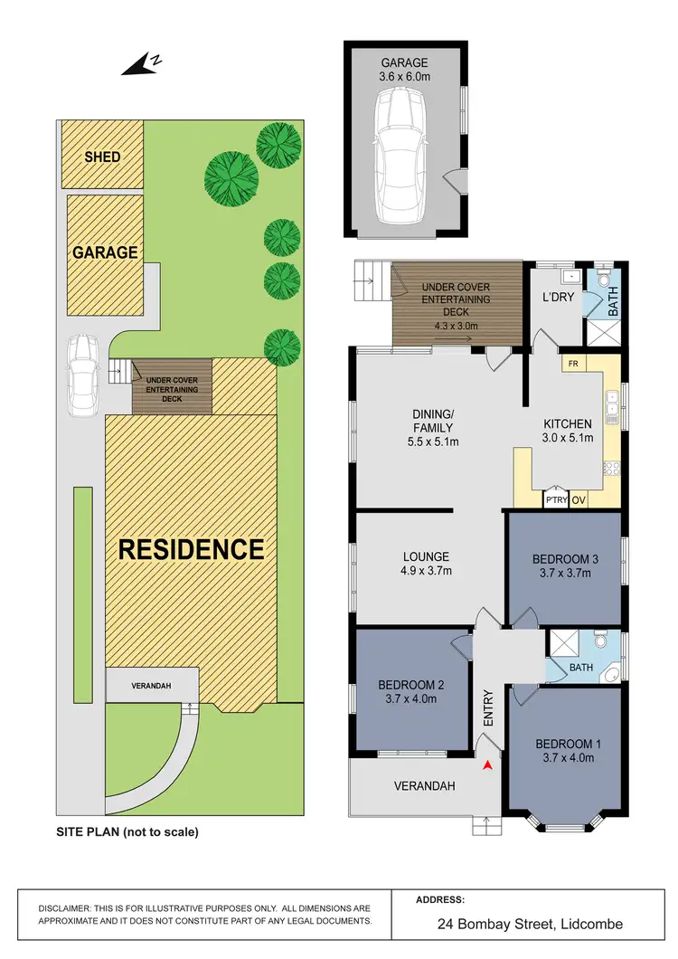 Floorplan of Homely house listing, 24 Bombay Street, Lidcombe NSW 2141