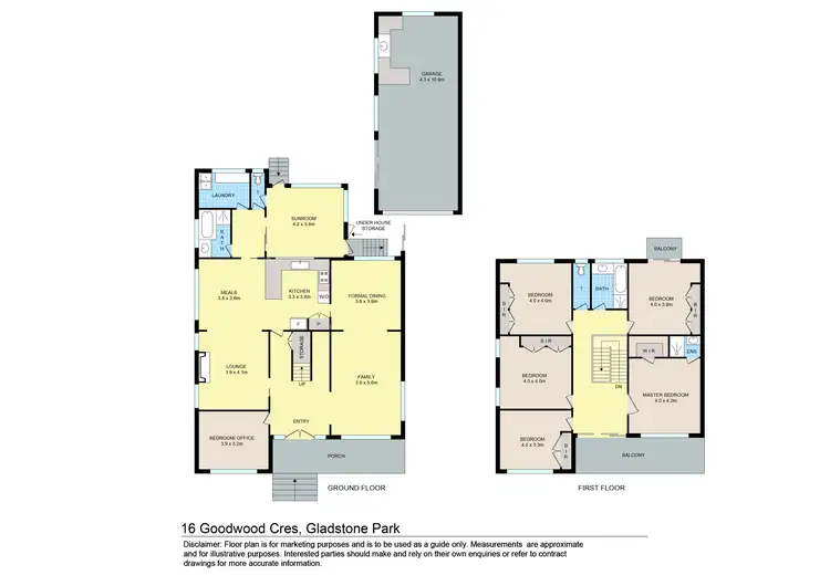 Floorplan of Homely house listing, 16 Goodwood Crescent, Gladstone Park VIC 3043