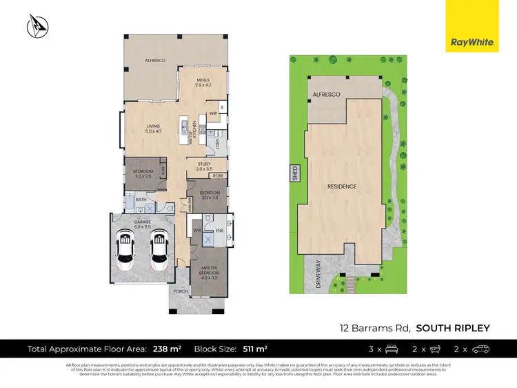 Floorplan of Homely house listing, 12 Barrams Road, South Ripley QLD 4306