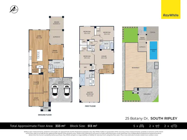 Floorplan of Homely house listing, 25 Botany Drive, South Ripley QLD 4306