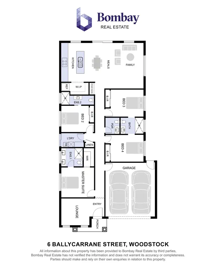 Floorplan of Homely house listing, 6 Ballycarrane Street, Woodstock VIC 3751