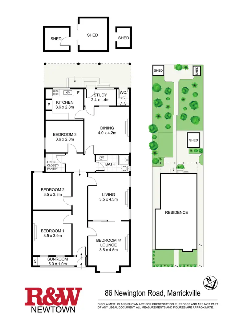 Floorplan of Homely house listing, 86 NEWINGTON ROAD, Marrickville NSW 2204