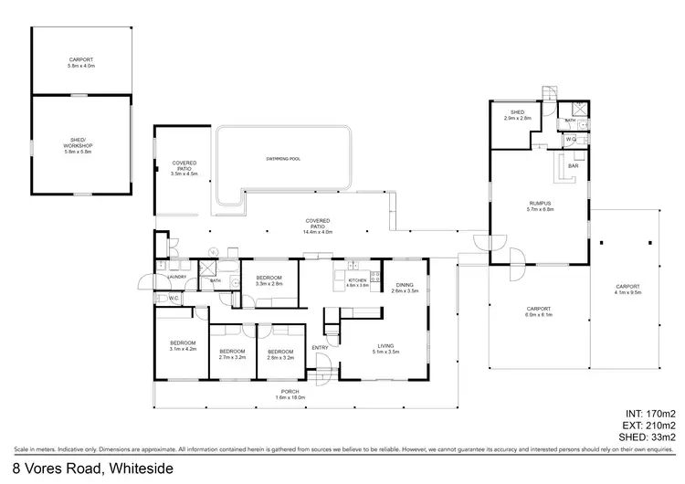 Floorplan of Homely house listing, 8 Vores Road, Whiteside QLD 4503