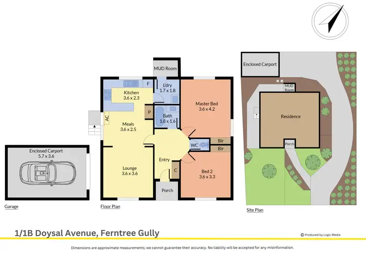 Floorplan of Homely unit listing, 1/1B Doysal Avenue, Ferntree Gully VIC 3156