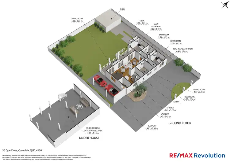 Floorplan of Homely house listing, 36 Que Close, Cornubia QLD 4130