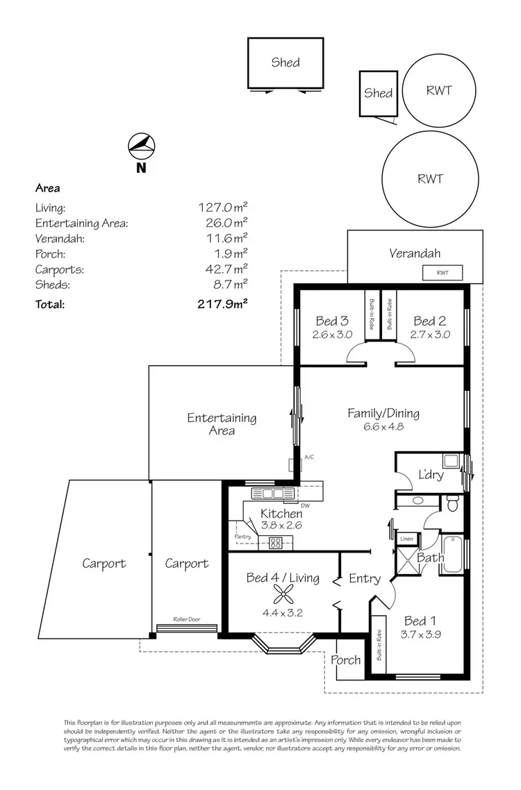 Floorplan of Homely house listing, 18A West Street, Echunga SA 5153