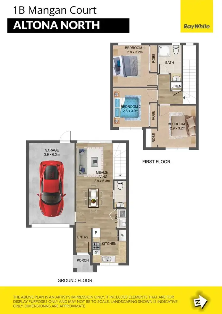 Floorplan of Homely house listing, 1B Mangan Court, Altona North VIC 3025