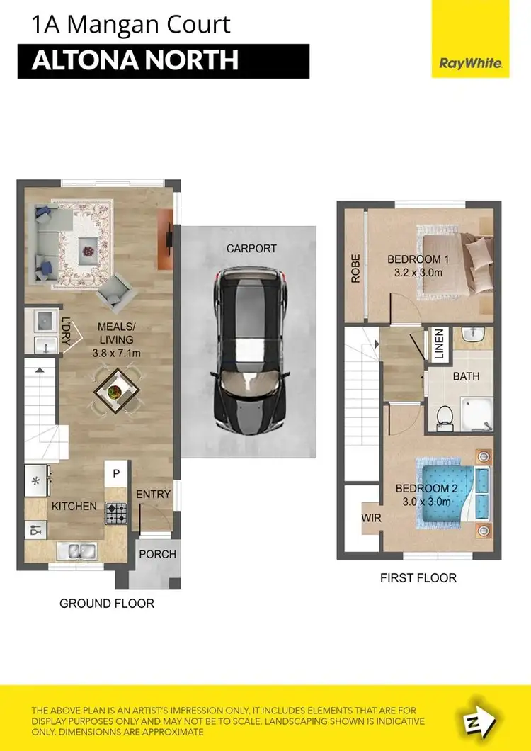 Floorplan of Homely house listing, 1A Mangan Court, Altona North VIC 3025