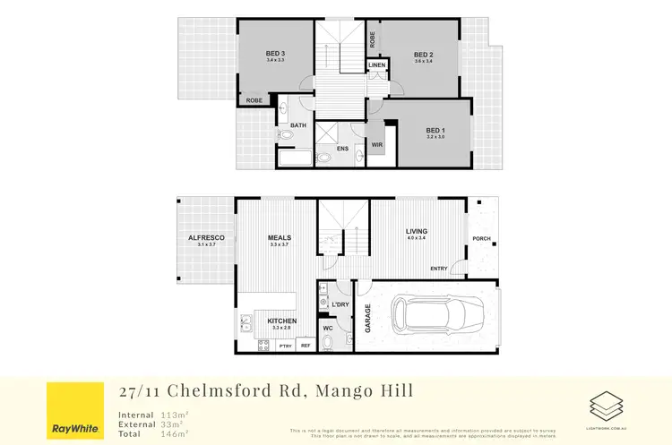 Floorplan of Homely townhouse listing, 27/11 Chelmsford Road, Mango Hill QLD 4509