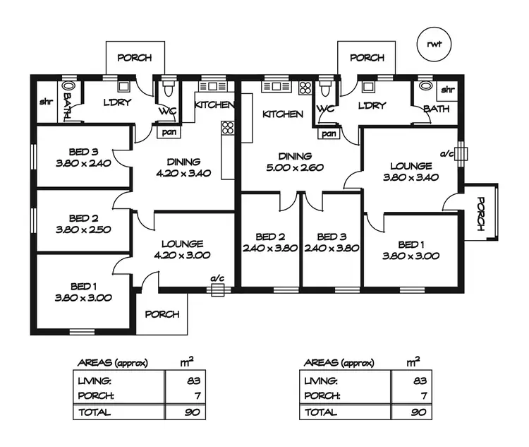 Floorplan of Homely house listing, 12-14 Longford Street, Evanston SA 5116
