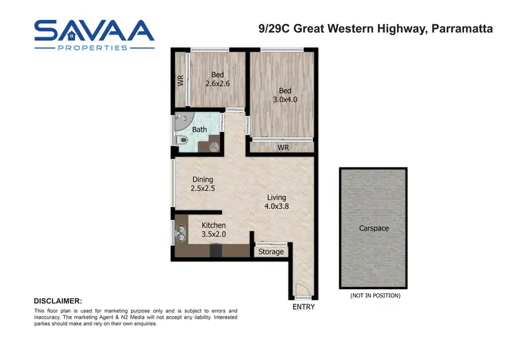 Floorplan of Homely apartment listing, 9/29C Great Western Highway, Parramatta NSW 2150