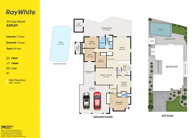 Floorplan of Homely house listing, 35 Cara Street, Aspley QLD 4034