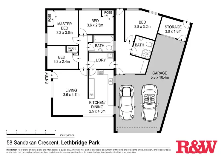 Floorplan of Homely house listing, 58 Sandakan Crescent, Lethbridge Park NSW 2770
