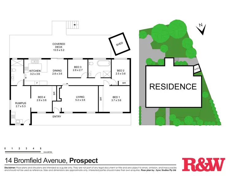 Floorplan of Homely house listing, 14 Bromfield Avenue, Prospect NSW 2148