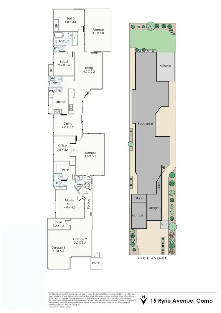 Floorplan of Homely house listing, 15 Ryrie Avenue, Como WA 6152