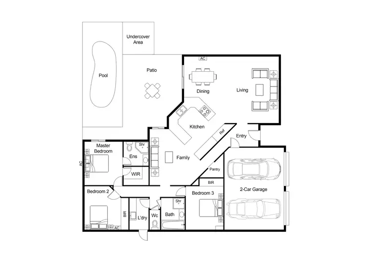 Floorplan of Homely house listing, 15 Pinnata Place, Kirwan QLD 4817