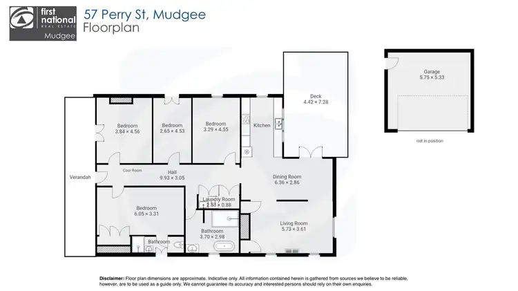Floorplan of Homely house listing, 57 Perry Street, Mudgee NSW 2850