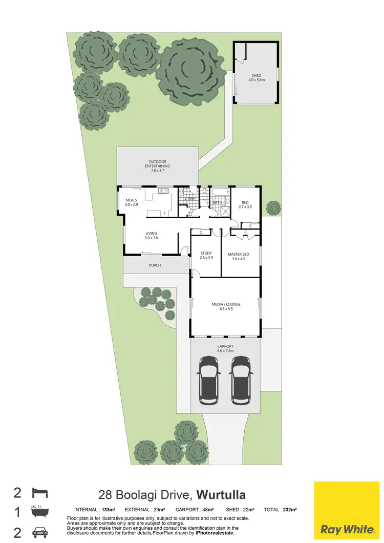 Floorplan of Homely house listing, 28 Boolagi Drive, Wurtulla QLD 4575