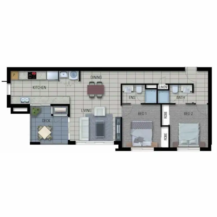 Floorplan of Homely unit listing, 13/22 Lade Street, Gaythorne QLD 4051