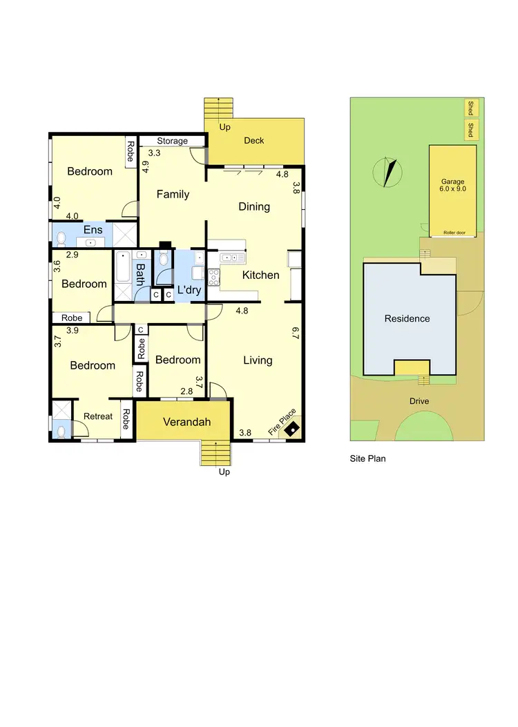 Floorplan of Homely house listing, 8 Merton Grove, Healesville VIC 3777