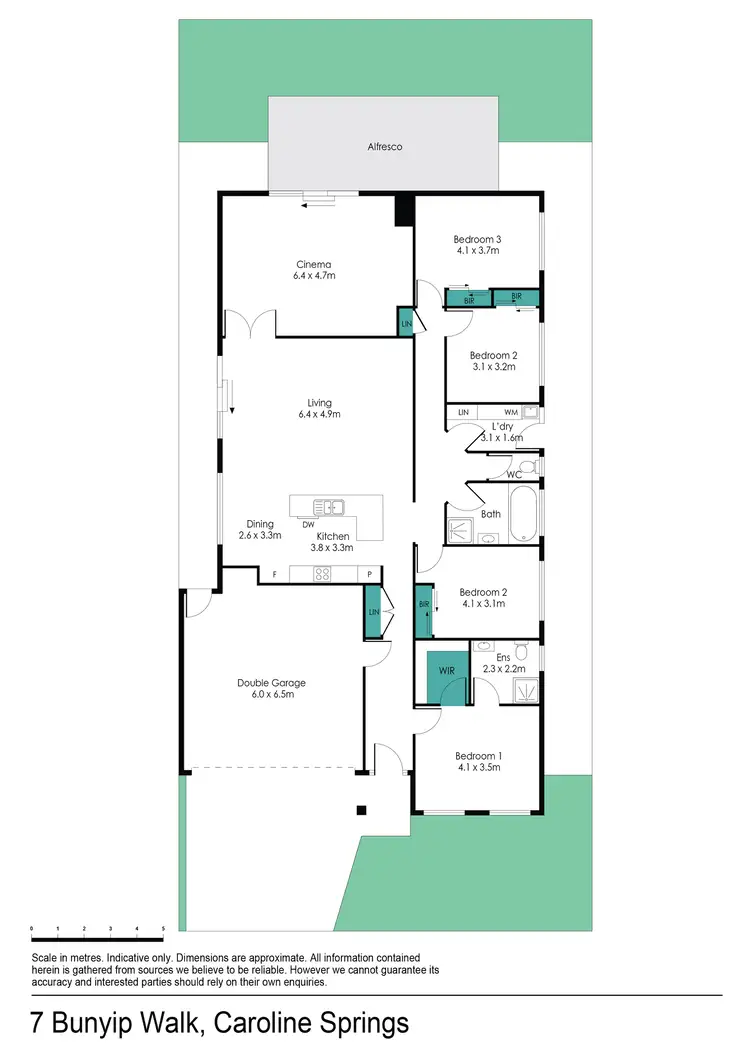 Floorplan of Homely house listing, 7 Bunyip Walk, Caroline Springs VIC 3023