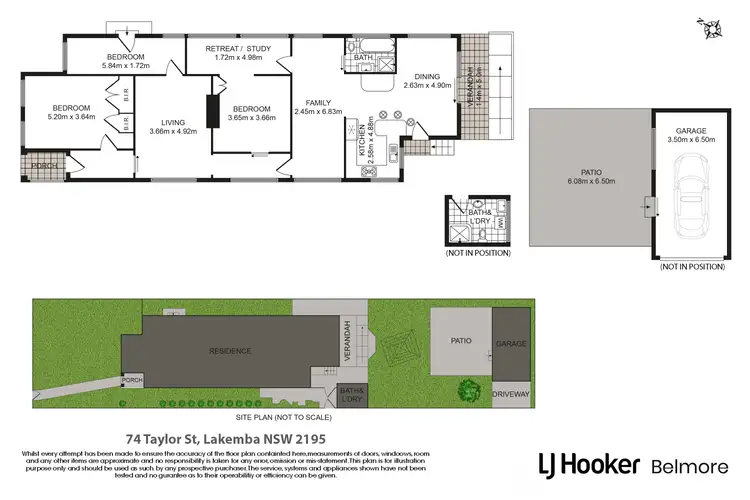 Floorplan of Homely house listing, 74 Taylor Street, Lakemba NSW 2195