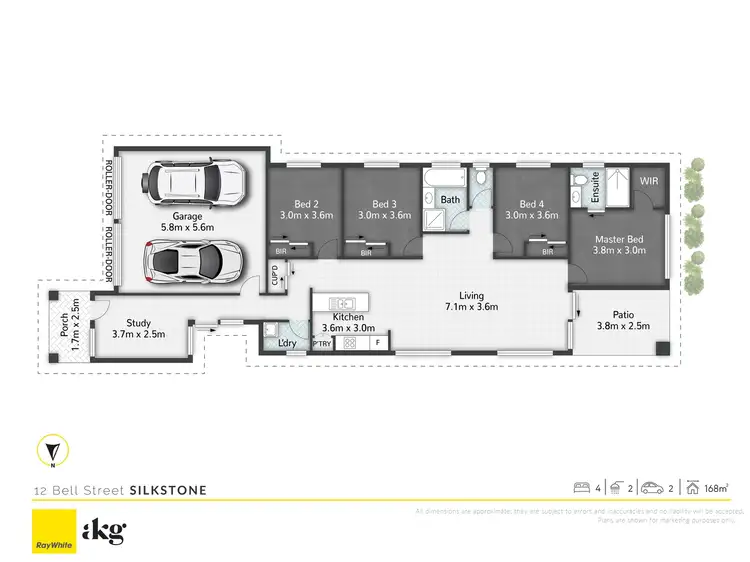 Floorplan of Homely house listing, 12 Bell Street, Silkstone QLD 4304