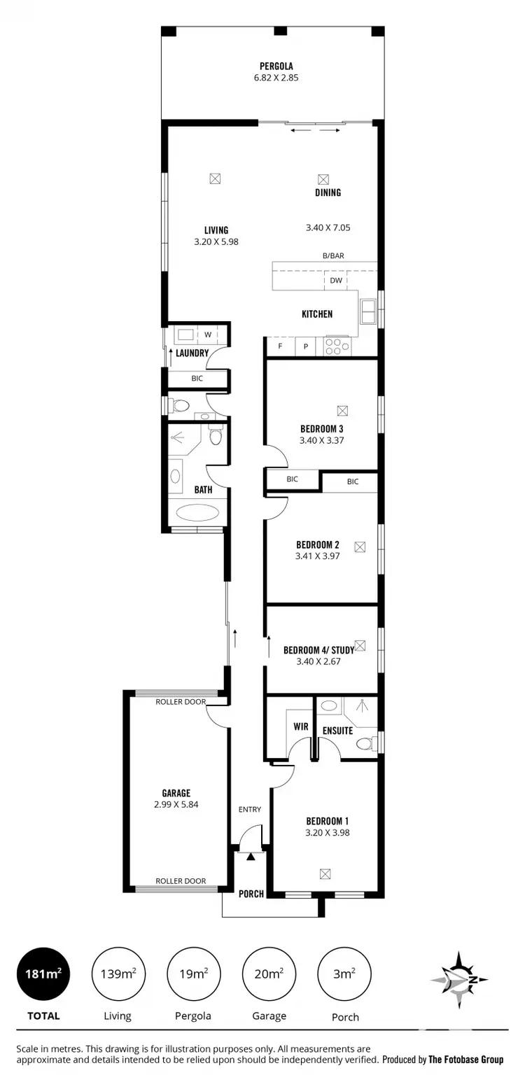 Floorplan of Homely house listing, 11 Falkirk Avenue, Seaton SA 5023