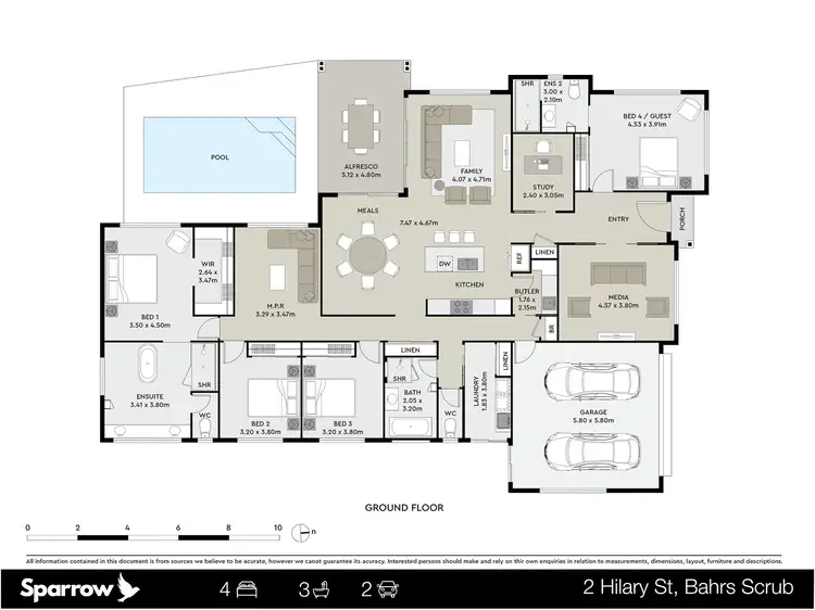 Floorplan of Homely house listing, 2 Hilary Street, Bahrs Scrub QLD 4207